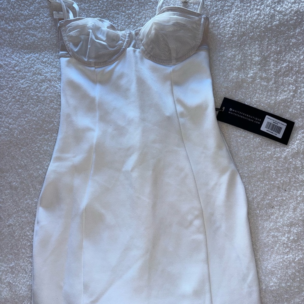 WHITE FOX COMING FOR YOU MINI DRESS